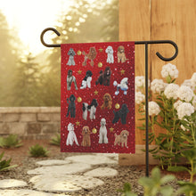 Load image into Gallery viewer, Christmas Poodle Garden &amp; House Banner by Poodle World
