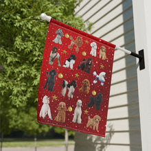 Load image into Gallery viewer, Christmas Poodle Garden & House Banner by Poodle World