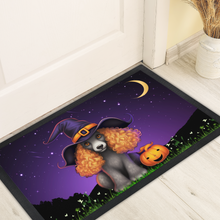 Load image into Gallery viewer, Halloween Poodle Door Mat by Poodle World