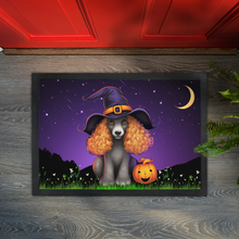 Load image into Gallery viewer, Halloween Poodle Door Mat by Poodle World