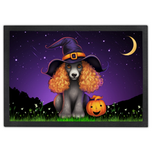 Load image into Gallery viewer, Halloween Poodle Door Mat by Poodle World