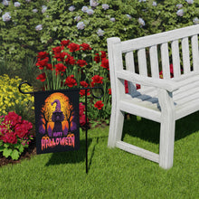 Load image into Gallery viewer, Happy Halloween Garden Flag by Poodle World
