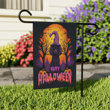 Load image into Gallery viewer, Happy Halloween Garden Flag by Poodle World
