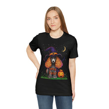 Load image into Gallery viewer, Halloween Trick-or-Treat Poodle T-Shirt by Poodle World
