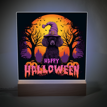 Load image into Gallery viewer, Happy Halloween Illuminated LED Color Changing Sign by Poodle World