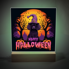 Load image into Gallery viewer, Happy Halloween Illuminated LED Color Changing Sign by Poodle World