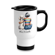 Load image into Gallery viewer, Personalized Dog Owner Travel Mug by Poodle World