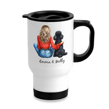 Load image into Gallery viewer, Personalized Dog Owner Travel Mug by Poodle World