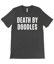 Load image into Gallery viewer, 'Death by Doodles' Unisex Dog Groomer's Funny T-Shirt