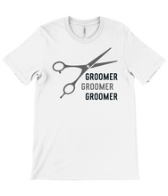 Load image into Gallery viewer, Dog Groomer Short Sleeve Unisex Poodle World T-Shirt