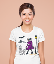 Load image into Gallery viewer, Halloween Cotton T-Shirt by Poodle World