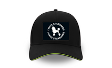 Load image into Gallery viewer, &#39;I Have Standards&#39; 5 Panel Poodle World Cap with Sandwich Peak
