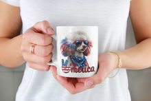 Load image into Gallery viewer, Patriotic Poodle USA Ceramic Mug by Poodle World