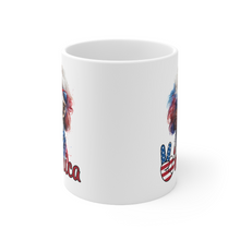 Load image into Gallery viewer, Patriotic Poodle USA Ceramic Mug by Poodle World