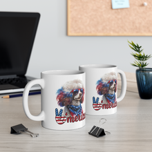Load image into Gallery viewer, Patriotic Poodle USA Ceramic Mug by Poodle World