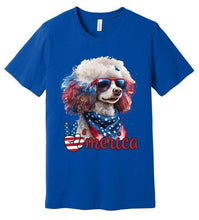 Load image into Gallery viewer, Patriotic Poodle USA T-Shirt by Poodle World