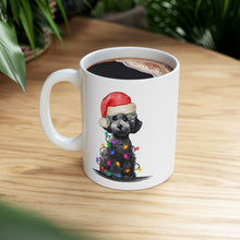 Load image into Gallery viewer, Poodle Puppy Christmas Mug by Poodle World