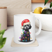 Load image into Gallery viewer, Poodle Puppy Christmas Mug by Poodle World