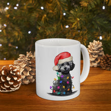 Load image into Gallery viewer, Poodle Puppy Christmas Mug by Poodle World
