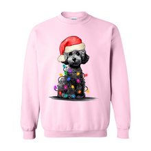 Load image into Gallery viewer, Poodle Puppy Christmas Sweatshirt by Poodle World