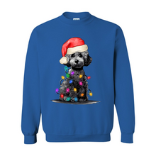 Load image into Gallery viewer, Poodle Puppy Christmas Sweatshirt by Poodle World