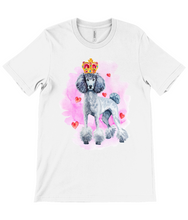 Load image into Gallery viewer, 'Poodle Queen' Short Sleeve Poodle World T-Shirt