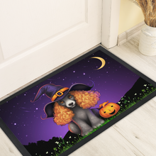 Load image into Gallery viewer, Halloween Poodle Door Mat by Poodle World
