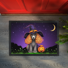 Load image into Gallery viewer, Halloween Poodle Door Mat by Poodle World
