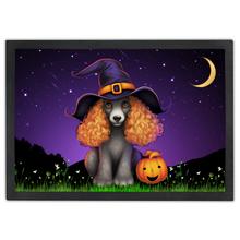 Load image into Gallery viewer, Halloween Poodle Door Mat by Poodle World
