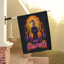 Load image into Gallery viewer, Happy Halloween Garden Flag by Poodle World
