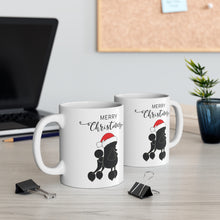 Load image into Gallery viewer, Santa Poodle Christmas Mug by Poodle World

