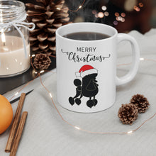 Load image into Gallery viewer, Santa Poodle Christmas Mug by Poodle World
