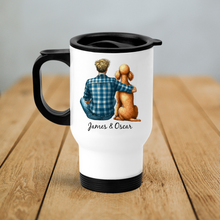 Load image into Gallery viewer, Personalized Dog Owner Travel Mug by Poodle World
