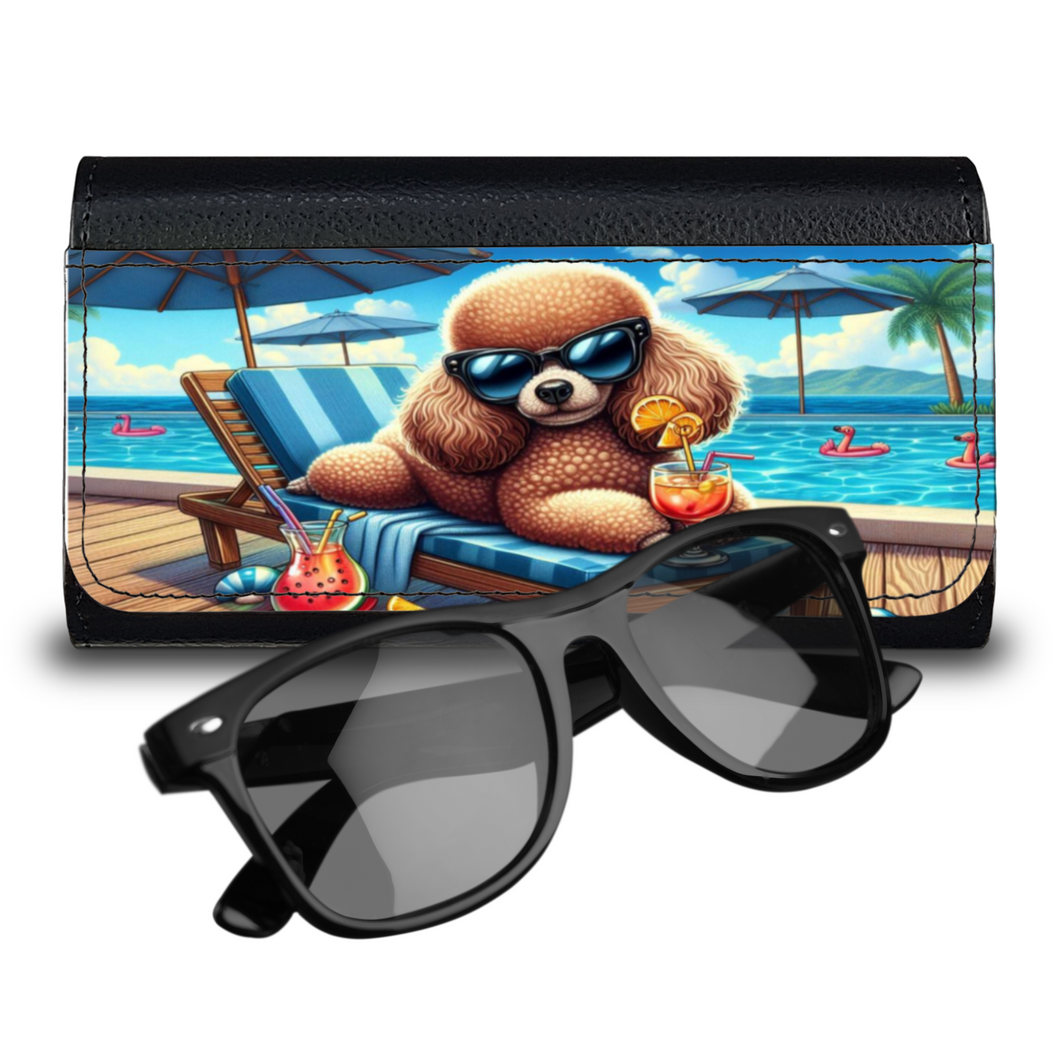 'Poodle Paradise' Sunglasses Case by Poodle World