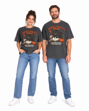 Load image into Gallery viewer, Spooky Biscuits Bakery "We Knead 'Em You Need 'Em" -  Black Poodle Pumpkin Comfort Colors T-Shirt

