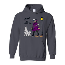 Load image into Gallery viewer, Halloween Unisex Hooded Sweatshirt by Poodle World
