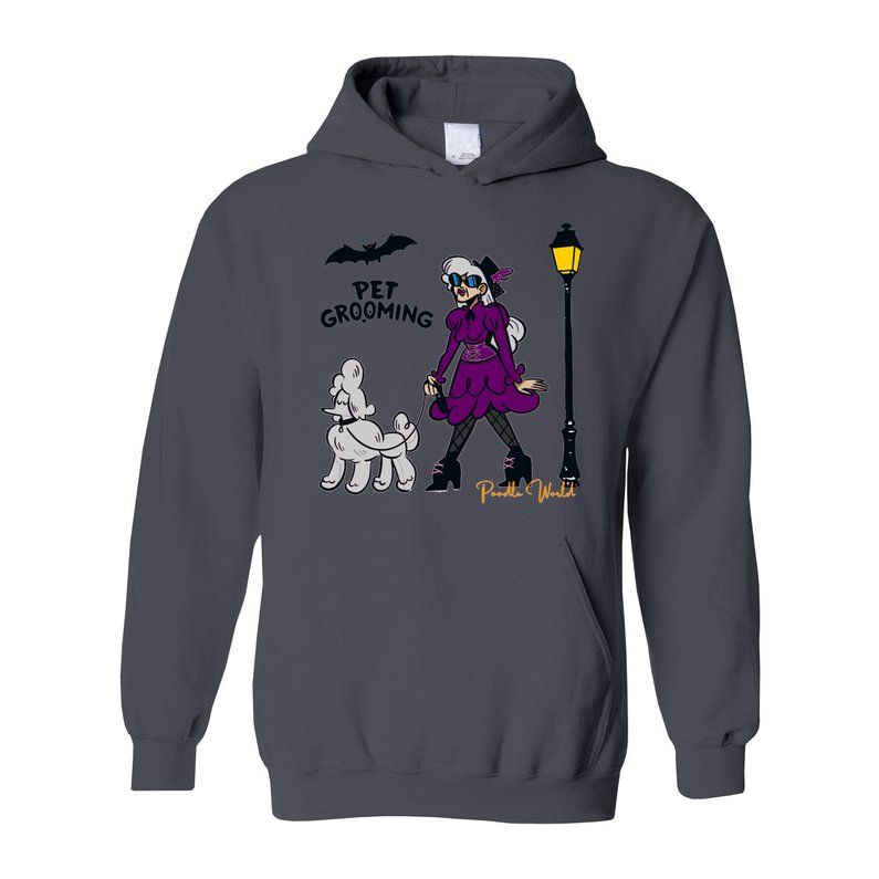 Halloween Unisex Hooded Sweatshirt by Poodle World