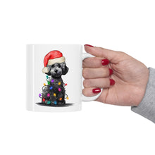 Load image into Gallery viewer, Poodle Puppy Christmas Mug by Poodle World
