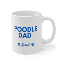 Load image into Gallery viewer, &#39;Poodle Dad&#39; - Personalised Ceramic Mug
