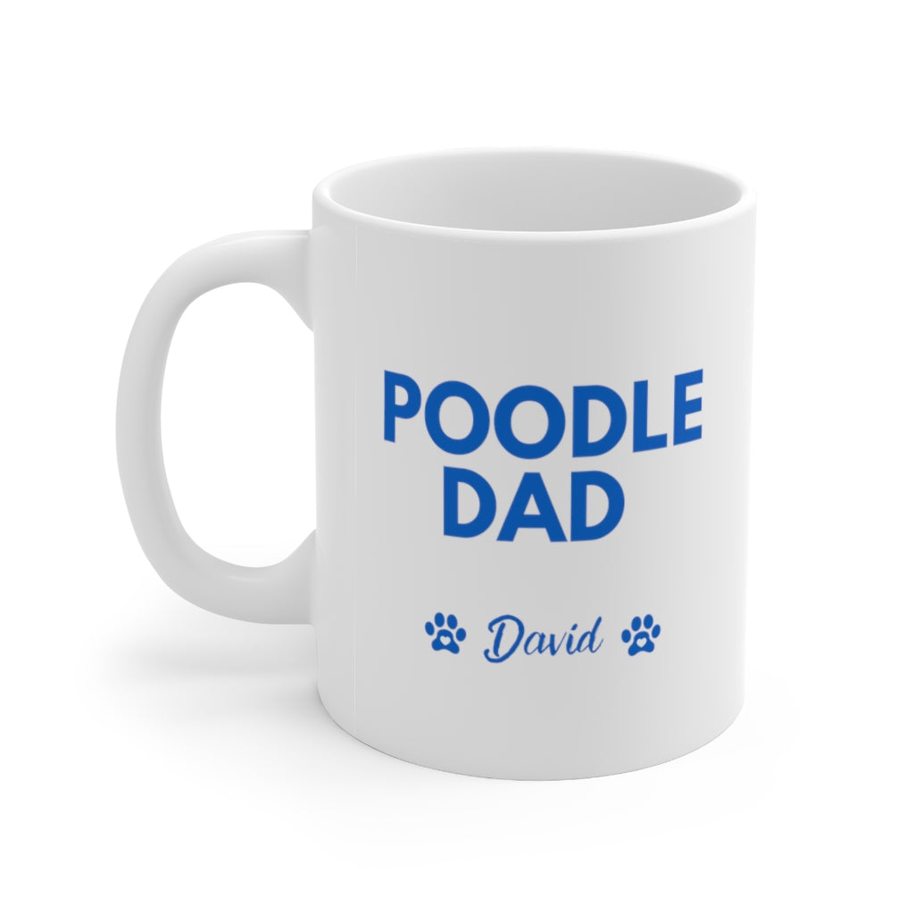 'Poodle Dad' - Personalised Ceramic Mug