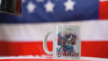 Load and play video in Gallery viewer, Patriotic Poodle USA Ceramic Mug by Poodle World
